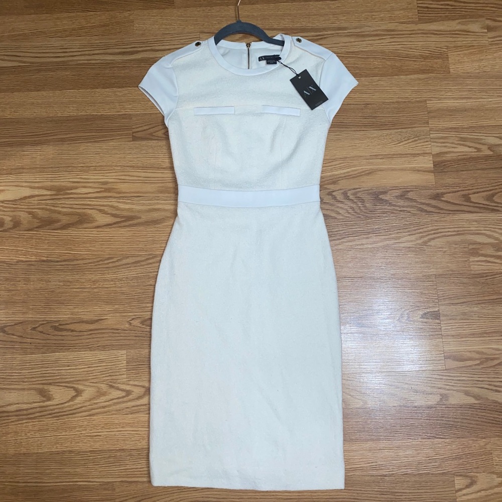 Armani Exchange White Dress Size P0